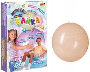 Diamentowa Mega bańka Bańkopiłka Jumbo ball Epee seria EP60594 POMARAŃCZOWA 80 cm 