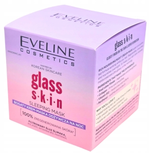 Eveline Glass Skin Bogaty krem-maska odżywcza na noc 50ml
