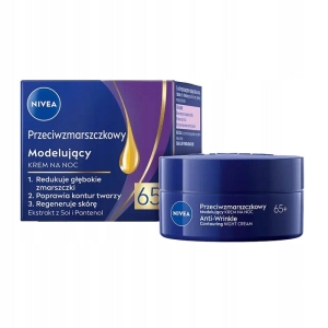 NIVEA Przeciwzmarszczkowy + Modelujący krem na noc 65+ 50ml