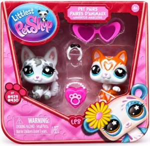 LITTLEST PET SHOP LPS PURRFECT COUPLE G7 ZESTAW 2 FIGURKI G7 #429 #430