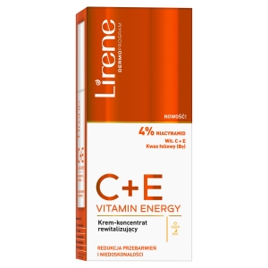 LIRENE KREM DO TWARZY PRZECIW NIEDOSKONAŁOŚCIOM C+E rewitalizujący 40 ml