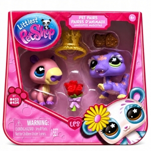 Dwupak Littlest Pet ShopLPS 2 FIGURKI PAIRS RAINFOREST ROMANCE G7 #433 #434
