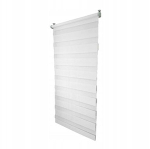 Roleta Zebra na okno dzień - noc biała 68 x 210 cm Deco Team 