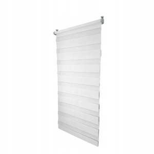 Roleta Zebra na okno dzień - noc biała 72 x 150 cm Deco Team