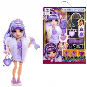 Rainbow High LALKA Crystal Fashion Doll Violet 121404 LALECZKA KRYSZTAŁ +AK