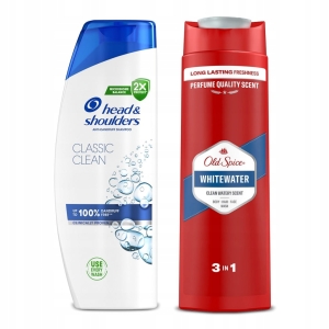 Zestaw Old Spice i Head&Shoulders: Żel pod prysznic + Szampon