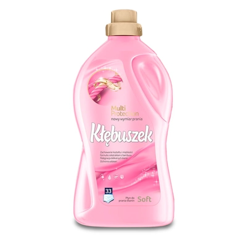 Kłębuszek Soft Płyn do prania delikatnych tkanin  1,82l  33 prania.jpg