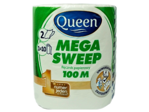 Queen mega sweep Ręcznik kuchenny 2 warstwy 100m