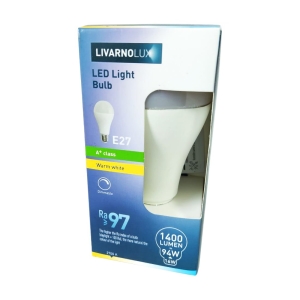 Żarówka LED biała ciepła E27 LivarnoLux 16 W / 94 W