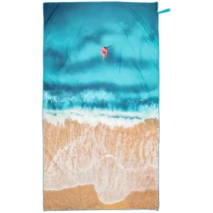 Ręcznik plażowy z mikrofibry 180 x 100 cm ocean