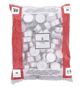 Podgrzewacze świeczki  Candra 40 szt 8h tealight
