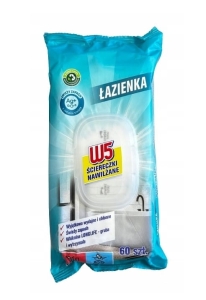 W5 Ściereczki nawilżane do Łazienki 60 szt.