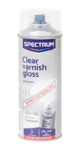 Bezbarwny lakier w sprayu wysoki połysk 400 ml Spectrum