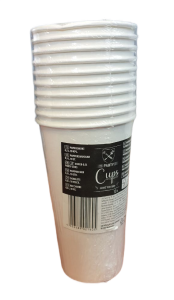Papierowe kubki 0,5 L  500 ml 10 sztuk białe