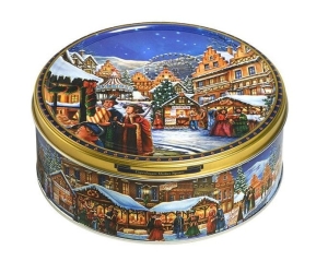 Maślane ciasteczka w puszce świątecznej 150g