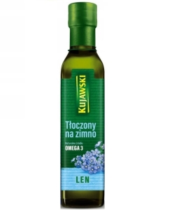 Kujawski Olej z Lnu  tłoczony na zimno Omega3 250 ml