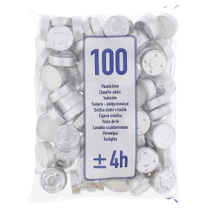 Podgrzewacze świeczki  bezzapachowe 100 szt 4H tealight