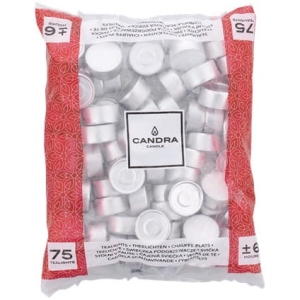 Podgrzewacze świeczki  Candra 75 szt 6H tealight