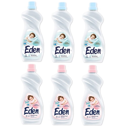 Koncentrat  hipoalergiczny do płukania EDEN SENSITIVE MIX 6x1,8 l 72 prania