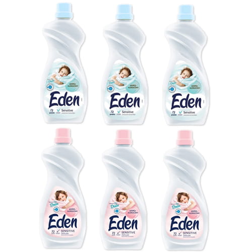 Koncentrat  hipoalergiczny do płukania EDEN SENSITIVE MIX 6x1,8 l 72 prania