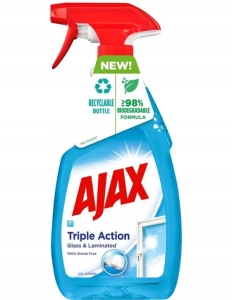 Ajax Triple Action płyn do mycia szyb okien szkła 500 ml