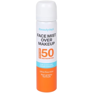Spray z filtrem przeciwsłonecznym na makijaż The Beauty Dept. SPF 50 75 ml