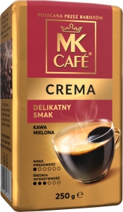 MK Café Crema Kawa mielona 250 g DELIKATNY SMAK