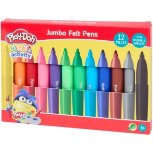 Play-Doh grube pisaki flamastry 12 sztuk