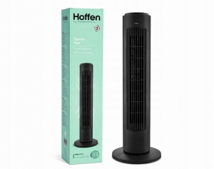 Hoffen Wentylator Kolumnowy 50W 3 Poziomy Prędkości Czarny Duży