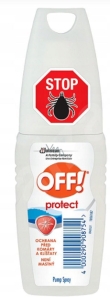 OFF! Protect Repelent przeciw komarom i kleszczom w atomizerze 100 ml