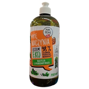 Ekologiczny Płyn do Mycia naczyń W5 Pure Home 750 ml bazylia i mandarynka