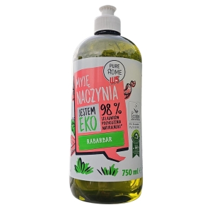 Ekologiczny Płyn do Mycia naczyń W5 Pure Home 750 ml rabarbar