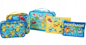 POKEMON Organizery podróżne do walizki zestaw 5 sztuk