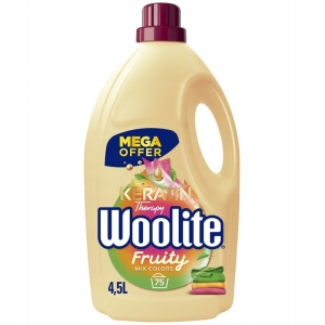 Woolite Płyn Do Prania KOLORÓW Owocowy Molerowy Zapach Keratin Therapy 4,5 L