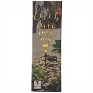 Lampa solarna wbijana Fajerwerki 120 LED jasne światło Dekra 