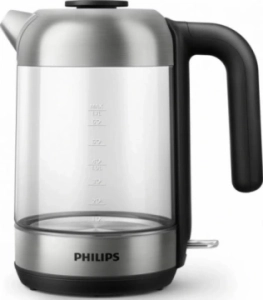 Szklany Czajnik Elektryczny PHILIPS 1,7l HD9339/80 czarny