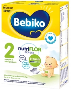 BEBIKO Junior 2 Mleko modyfikowane powyżej 6 miesiąca życia 550g