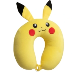 POKEMON Poduszka podróżna, rogal na szyję Pikachu maskotka