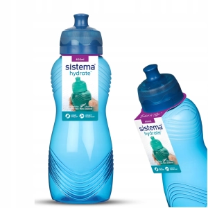 Bidon Butelka Na Wodę Sistema Napój Fitness Wave Szczelna Do Szkoły 600ml