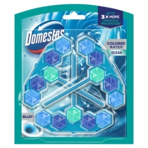 Domestos Kostka toaletowa do WC Blue Water Ocean  3x48g