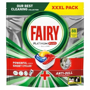 Kapsułki do zmywarki Fairy Platinum Plus All In One Lemon 88 sztuk