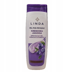 Żel pod prysznic Linda kremowo-owocowy Vegan 400 ml Słodka Jagoda