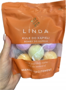 Kule do kąpieli LINDA Mango excitement 6 x 50 g Mango