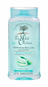 Le Petit Olivier Aloe Vera&Green Tea szampon micelarny do włosów normalnych
