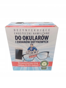Mr Magic chusteczki nawilżone do okularów i ekranów dotykowych 60 szt.