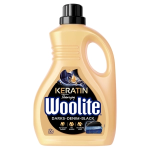 Woolite Dark Keratin Płyn do prania czarnych ubrań, jeansu 1,8l 30 prań