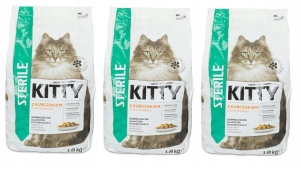 KITTY Sterile Karma Dla Kota z kurczakiem 3x1,8kg