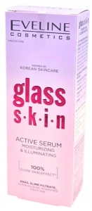 Eveline Glass Skin aktywne serum nawilżająco - rozświetlające 18 ml -