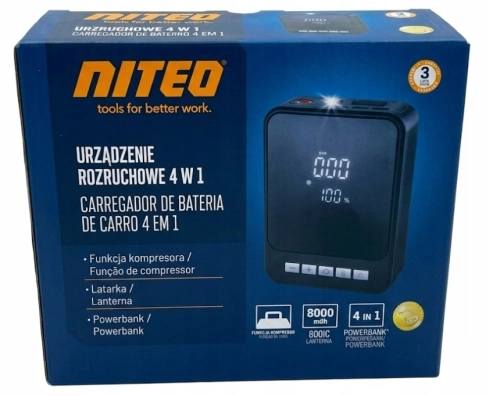 NITEO TOOLS URZADZENIE ROZRUCHOWE 4 W 1