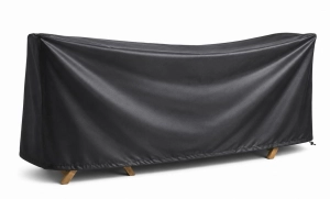 Pokrowiec ogrodowy na zestaw 213 x 66 x 78 cm czarny